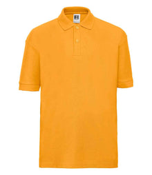 Russell Athletic Kids Poly/Cotton Piqué Polo Shirt 539B - Gold