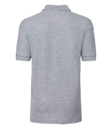 Russell Athletic Kids Poly/Cotton Piqué Polo Shirt 539B - 539B Light Oxford Back