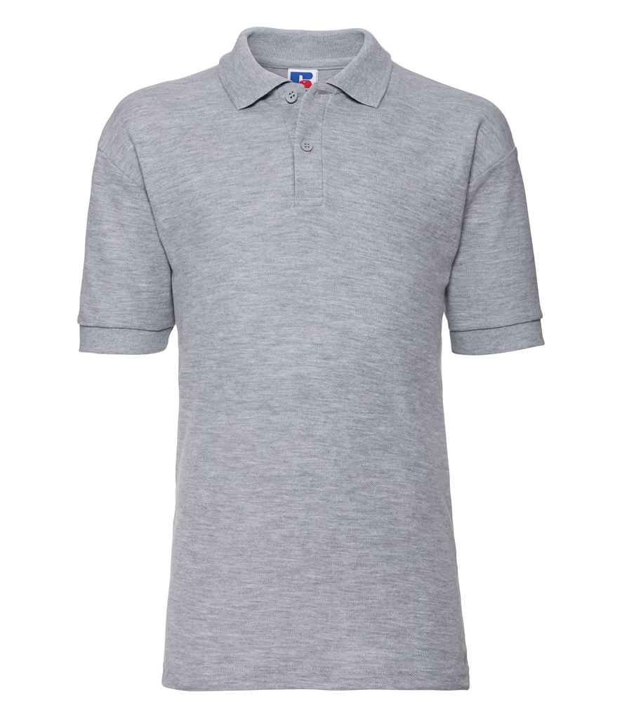 Russell Athletic Kids Poly/Cotton Piqué Polo Shirt 539B - Light Oxford