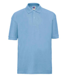 Russell Athletic Kids Poly/Cotton Piqué Polo Shirt 539B - Sky Blue