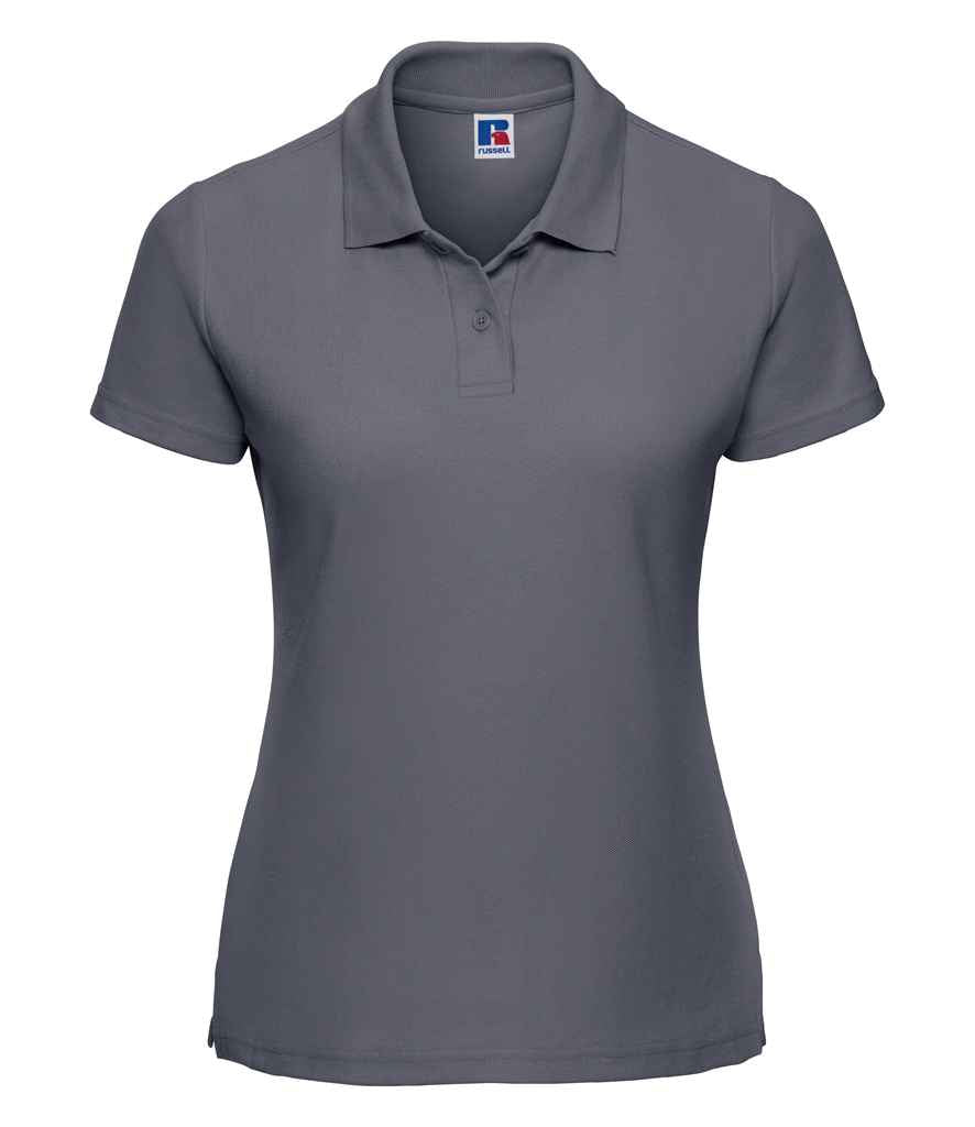 Russell Athletic Ladies Classic Poly/Cotton Piqué Polo Shirt 539F - Convoy Grey