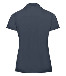 Russell Athletic Ladies Classic Poly/Cotton Piqué Polo Shirt 539F - 539F French Navy Back