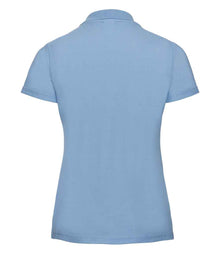 Russell Athletic Ladies Classic Poly/Cotton Piqué Polo Shirt 539F - 539F Sky Blue Back