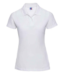 Russell Athletic Ladies Classic Poly/Cotton Piqué Polo Shirt 539F - White
