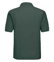 Russell Athletic Poly/Cotton Piqué Polo Shirt 539M - 539M Bottle Green Back