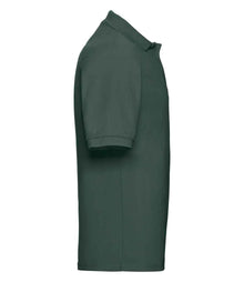 Russell Athletic Poly/Cotton Piqué Polo Shirt 539M - 539M Bottle Green Side