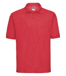 Russell Athletic Poly/Cotton Piqué Polo Shirt 539M - Bright Red