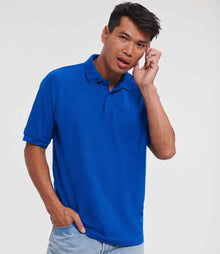 Russell Athletic Poly/Cotton Piqué Polo Shirt 539M - 539M Bright Royal Model