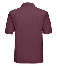 Russell Athletic Poly/Cotton Piqué Polo Shirt 539M - 539M Burgundy Back