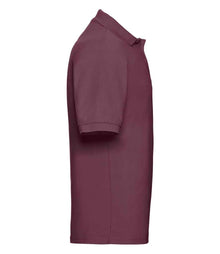 Russell Athletic Poly/Cotton Piqué Polo Shirt 539M - 539M Burgundy Side