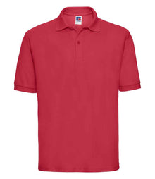 Russell Athletic Poly/Cotton Piqué Polo Shirt 539M - Classic Red