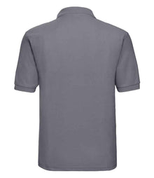 Russell Athletic Poly/Cotton Piqué Polo Shirt 539M - 539M Convoy Grey Back