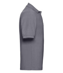 Russell Athletic Poly/Cotton Piqué Polo Shirt 539M - 539M Convoy Grey Side
