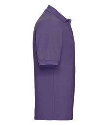 Russell Athletic Poly/Cotton Piqué Polo Shirt 539M - 539M Purple Side