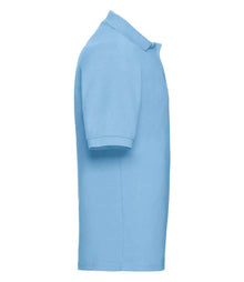 Russell Athletic Poly/Cotton Piqué Polo Shirt 539M - 539M Sky Blue Side