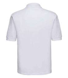 Russell Athletic Poly/Cotton Piqué Polo Shirt 539M - 539M White Back