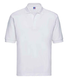 Russell Athletic Poly/Cotton Piqué Polo Shirt 539M - White