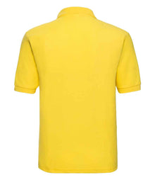 Russell Athletic Poly/Cotton Piqué Polo Shirt 539M - 539M Yellow Back