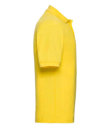 Russell Athletic Poly/Cotton Piqué Polo Shirt 539M - 539M Yellow Side