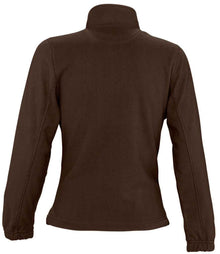 SOL'S Ladies North Fleece Jacket 54500 - 54500 Dark Chocolate Back