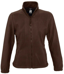 SOL'S Ladies North Fleece Jacket 54500 - Dark Chocolate