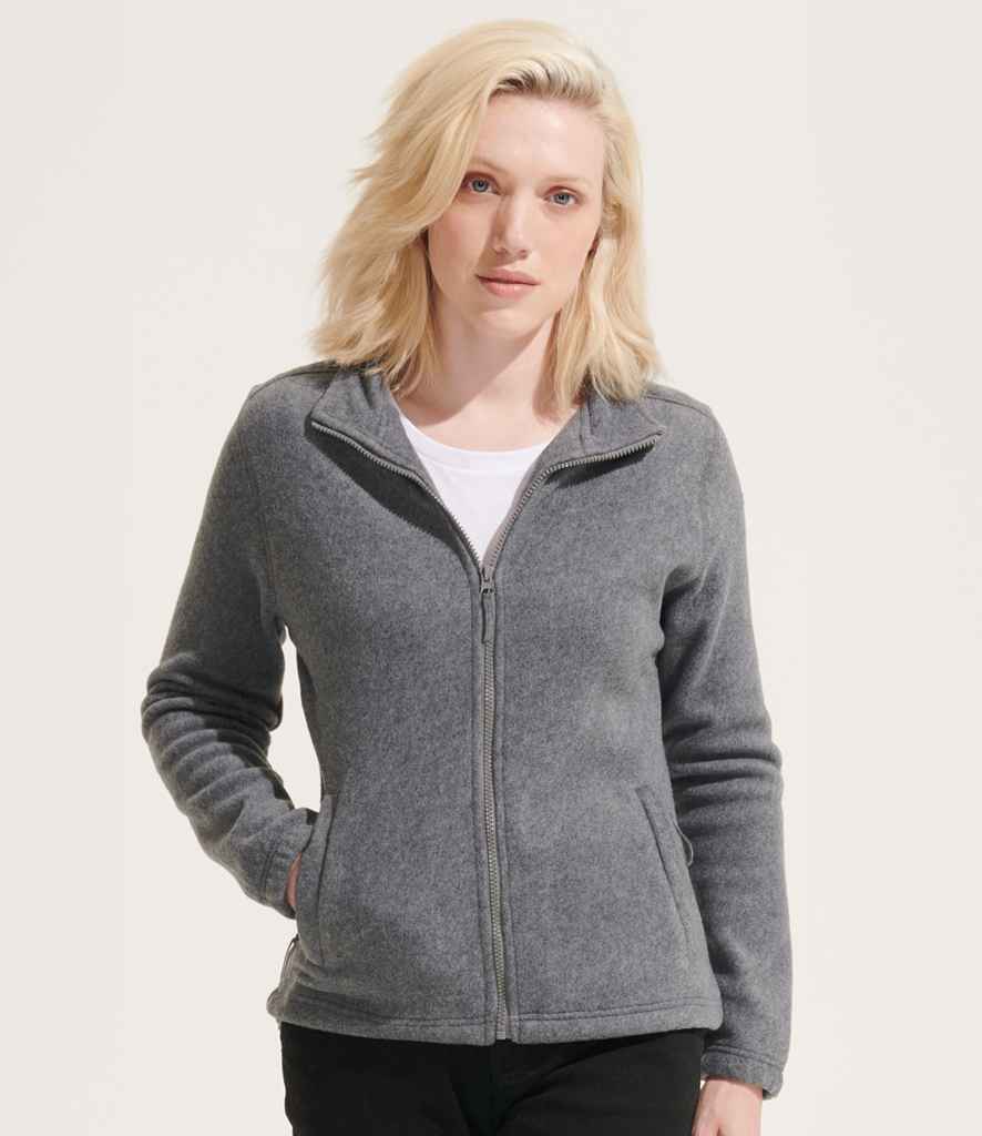 SOL'S Ladies North Fleece Jacket 54500 - 54500 Grey Marl Model