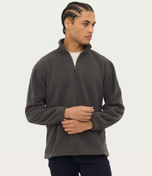 SOL'S Ness Zip Neck Fleece 56000 - 56000 Charcoal Model