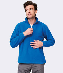 SOL'S Ness Zip Neck Fleece 56000 - 56000 Royal Blue Model