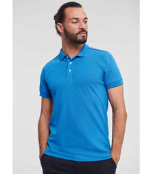 Russell Athletic Stretch Piqué Polo Shirt 566M - 566M Azure Model