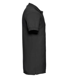 Russell Athletic Stretch Piqué Polo Shirt 566M - 566M Black Side
