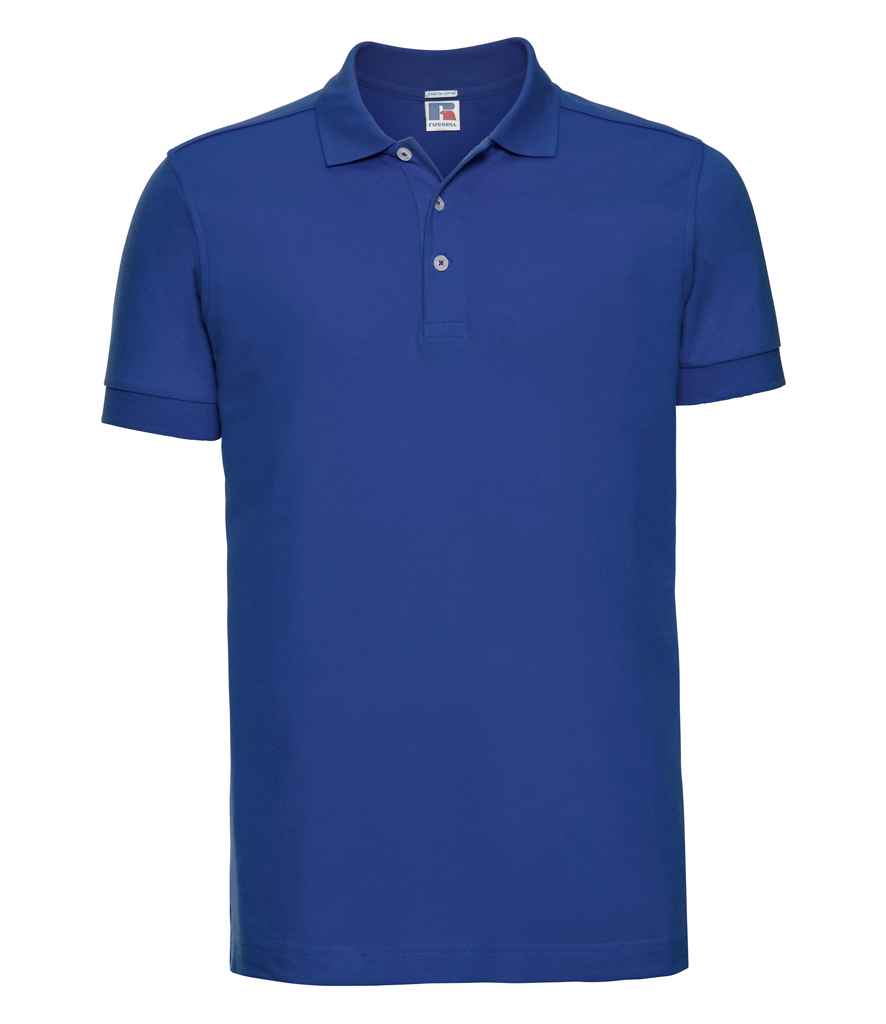 Russell Athletic Stretch Piqué Polo Shirt 566M - Bright Royal