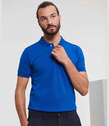 Russell Athletic Stretch Piqué Polo Shirt 566M - 566M Bright Royal Model