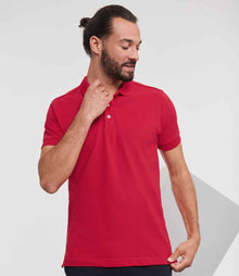 Russell Athletic Stretch Piqué Polo Shirt 566M - 566M Classic Red Model