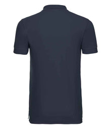 Russell Athletic Stretch Piqué Polo Shirt 566M - 566M French Navy Back