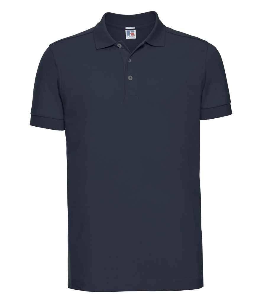 Russell Athletic Stretch Piqué Polo Shirt 566M - French Navy