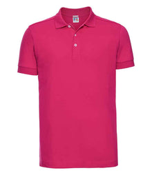 Russell Athletic Stretch Piqué Polo Shirt 566M - Fuchsia