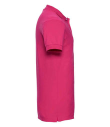Russell Athletic Stretch Piqué Polo Shirt 566M - 566M Fuchsia Side