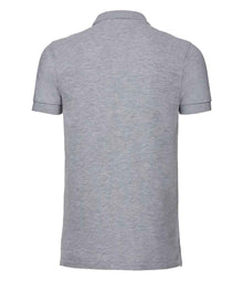 Russell Athletic Stretch Piqué Polo Shirt 566M - 566M Light Oxford Back