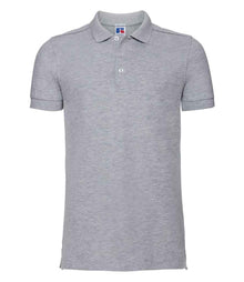 Russell Athletic Stretch Piqué Polo Shirt 566M - Light Oxford