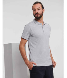 Russell Athletic Stretch Piqué Polo Shirt 566M - 566M Light Oxford Model