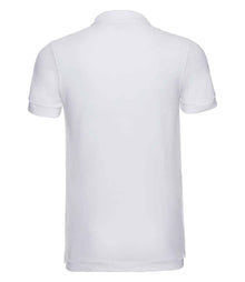 Russell Athletic Stretch Piqué Polo Shirt 566M - 566M White Back