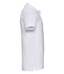 Russell Athletic Stretch Piqué Polo Shirt 566M - 566M White Side