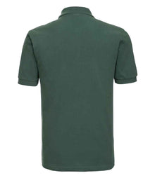 Russell Athletic Classic Cotton Piqué Polo Shirt 569M - 569M Bottle Green Back
