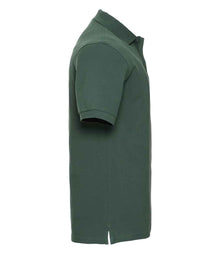 Russell Athletic Classic Cotton Piqué Polo Shirt 569M - 569M Bottle Green Side