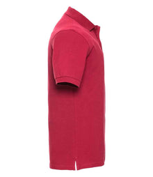 Russell Athletic Classic Cotton Piqué Polo Shirt 569M - 569M Classic Red Side