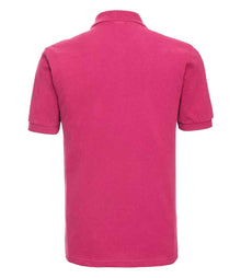 Russell Athletic Classic Cotton Piqué Polo Shirt 569M - 569M Fuchsia Back