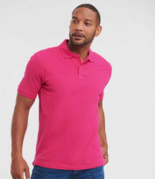 Russell Athletic Classic Cotton Piqué Polo Shirt 569M - 569M Fuchsia Model