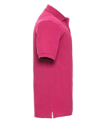 Russell Athletic Classic Cotton Piqué Polo Shirt 569M - 569M Fuchsia Side