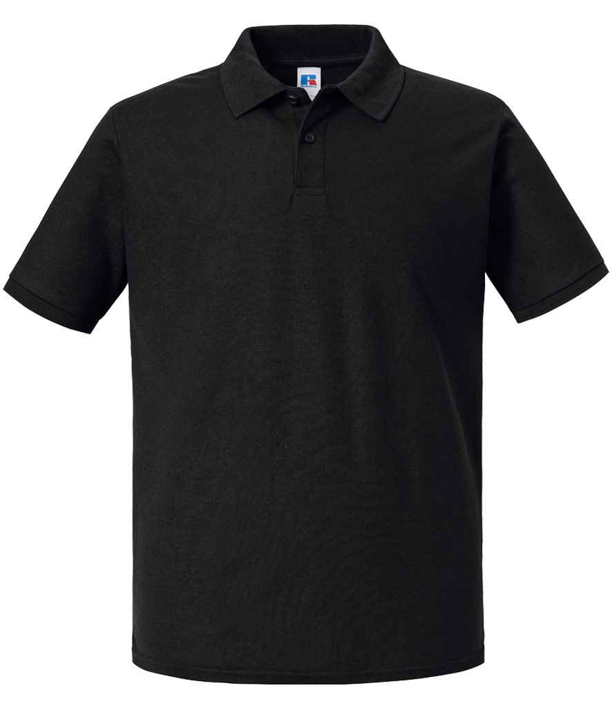 Russell Athletic Authentic Eco Piqué Polo Shirt 570M - Black