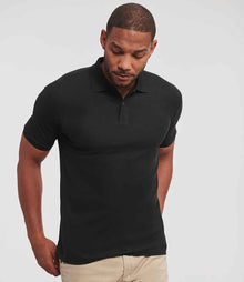 Russell Athletic Authentic Eco Piqué Polo Shirt 570M - 570M Black Model